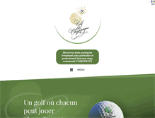 Tablet Screenshot of golf-de-champagne.com